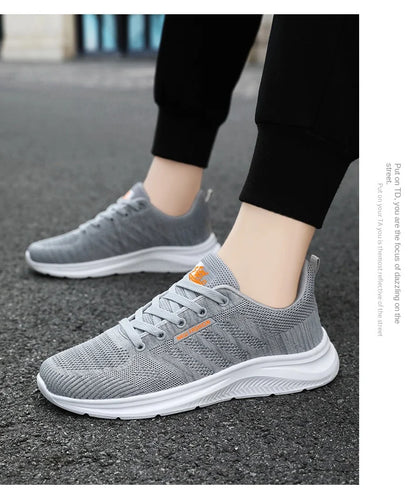 Oulylan New Trendy Casual Men Sports Shoes Summer Lightweight Breathable Mesh Sneakers Outdoor Anti-slip Women Running Footwear