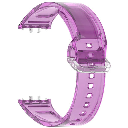 Photochromic Sport Strap Sport Watchband Adjustable TPU Sport Wrist Band Sweatproof Comfortable for Samsung Galaxy Fit 3 SM-R390