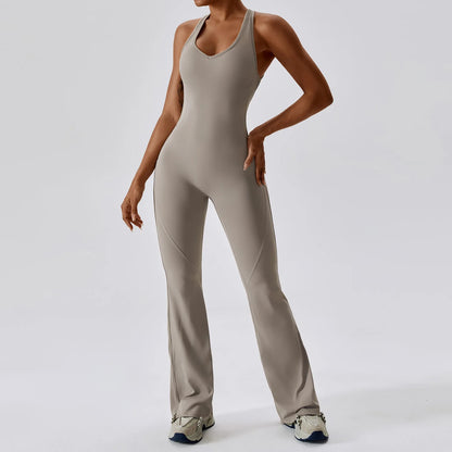 Women Sports Jumpsuit Naked Feeling Gym Set Women Training Yoga Suit Sportswear Fitness Rompers Stretch Female Workout Bodysuits