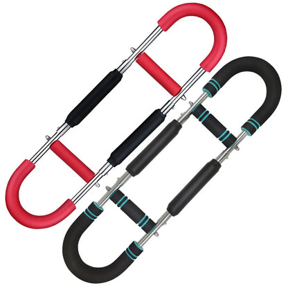 Twister Arm Exerciser with Foam Handle Adjustable Spring Workout Bar Forearm Triceps Chest Expander Portable Fitness Equipment